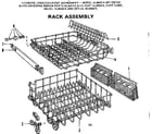 Kenmore 587702103 rack assembly diagram