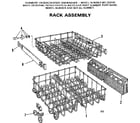 Kenmore 587702200 rack assembly diagram