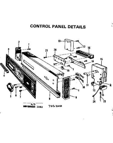 Control panel details