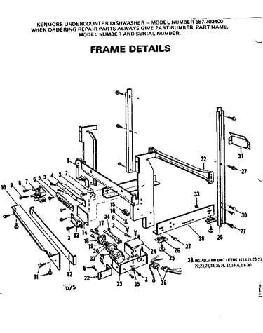 Frame details