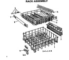 Kenmore 587702400 rack assembly diagram