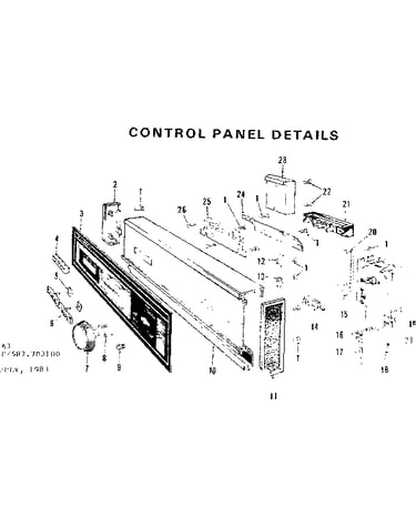 Control panel details