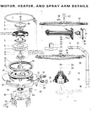 Motor,heater,& spray arm