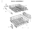 Kenmore 587703100 rack assembly diagram