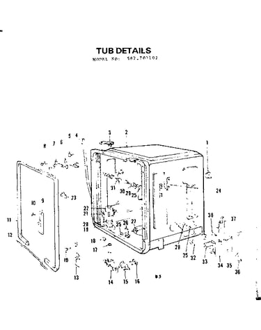 Tub details