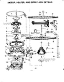 Motor heater and spray arm details