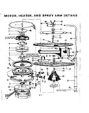 Motor,heater,& spray arm det.