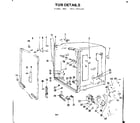 Kenmore 587703302 tub assembly diagram