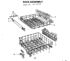 Kenmore 587703302 rack assemblies diagram