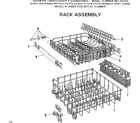 Kenmore 587703400 rack asm diagram