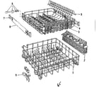 Kenmore 587703403 rack assembly diagram