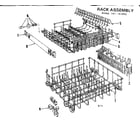 Kenmore 587703902 rack assembly diagram