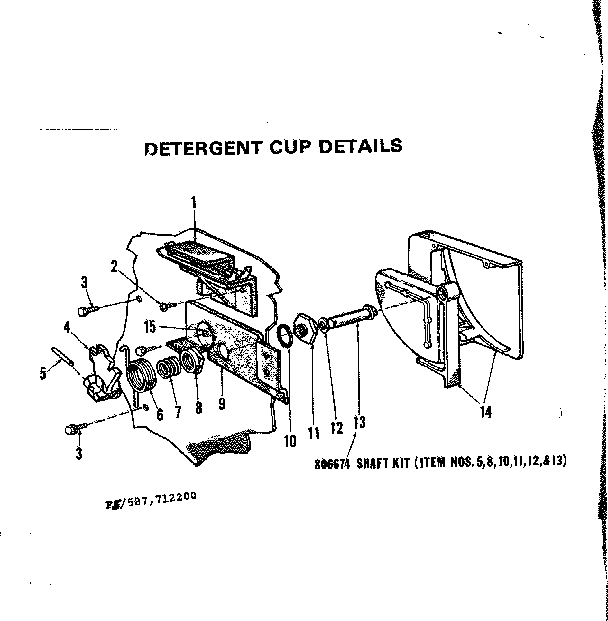 Detergent cup