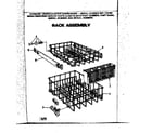 Kenmore 587712400 rack assembly diagram