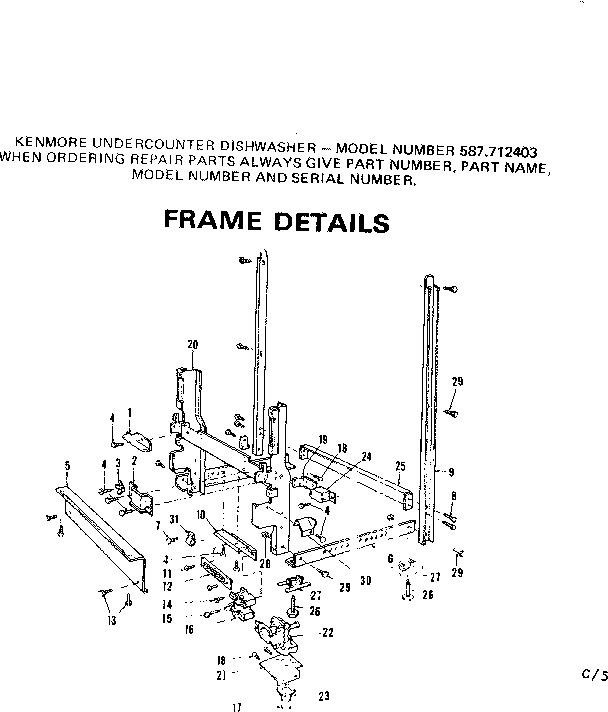 Frame detail
