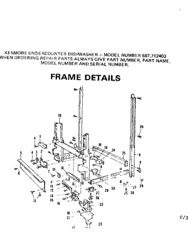 Frame detail