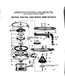 Motor, heater, and spray arm details