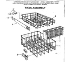 Kenmore 587712410 rack assemblies diagram