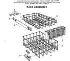 Kenmore 587715410 rack assemblies diagram