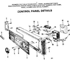 Kenmore 587715413 control panel details diagram