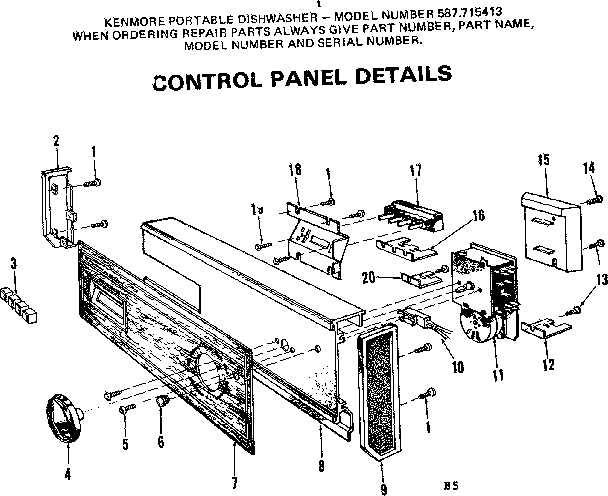 Control panel details