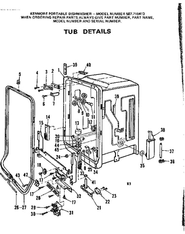 Tub details