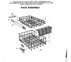Kenmore 587715413 rack assembly diagram
