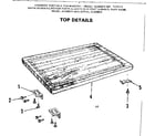 Kenmore 587715610 top assembly diagram