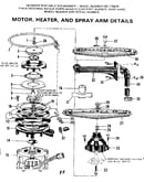 Motor, heater, and spray arm details