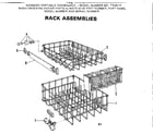 Kenmore 587715610 rack assemblies diagram