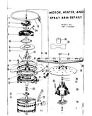 Motor-heater & spray arm details