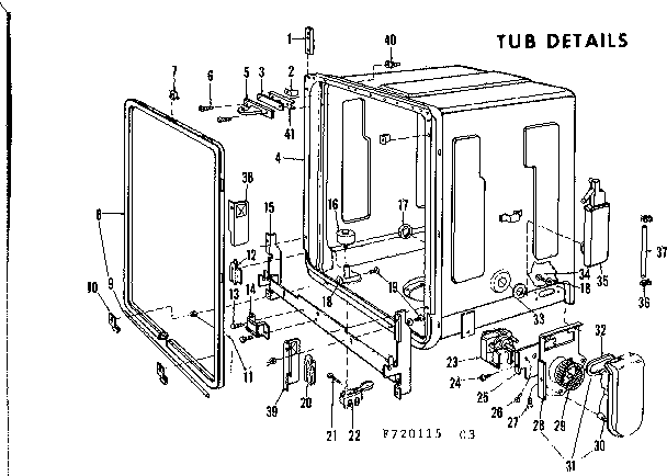 Tub details