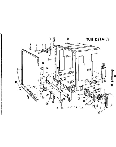 Tub details