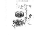 Kenmore 587720615 rack asm diagram
