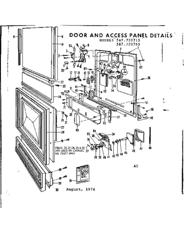 Door and access panel details
