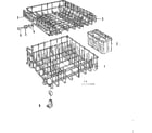 Kenmore 587721000 rack assemblies diagram