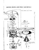 Motor, heater and spray arm details