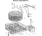 Kenmore 587721301 rack assemblies diagram