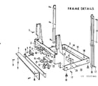 Kenmore 587721305 frame details diagram