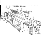 Kenmore 587721501 console diagram