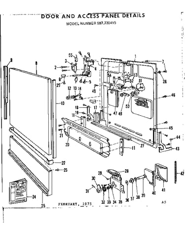 Door and access panel details