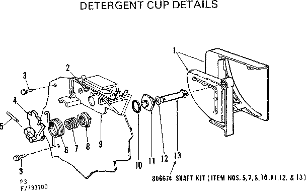 Detergent cup details