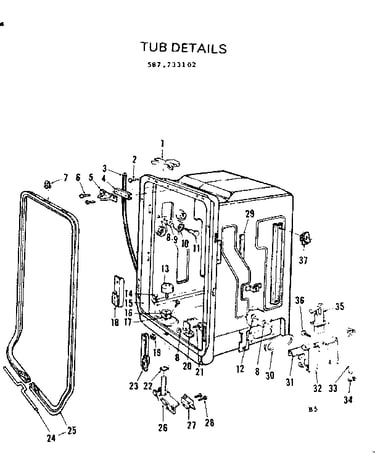 Tub details
