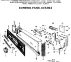 Kenmore 587735800 control panel diagram