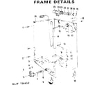 Kenmore 587736410 frame details diagram