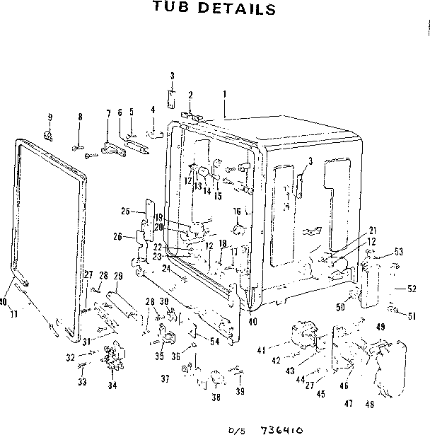 Tub details