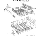 Kenmore 587736410 rack assembly diagram