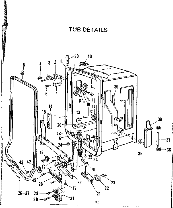 Tub details