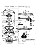 Motor,heater,& spray arm details
