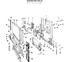 Kenmore 587736612 door details diagram